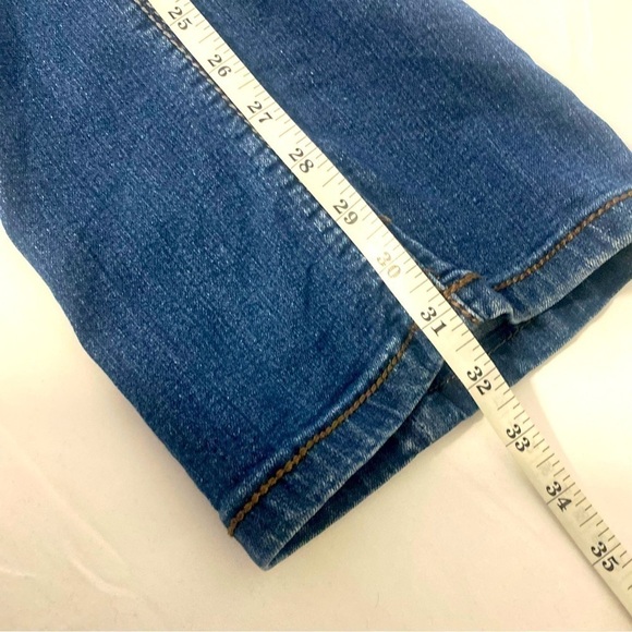 Seven7 Slim Boot Cut Sz 10 Women’s Jeans Rhinestones on Back Pockets - Picture 11 of 12